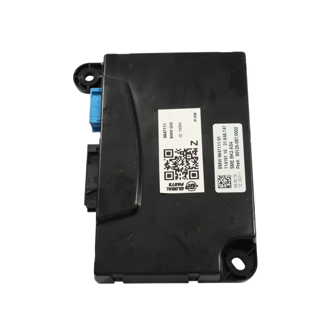 BMW G30 SME BK2 Karosserie Steuergerät Modul ECU - SKU 9847111 - Teilenummer 9847111