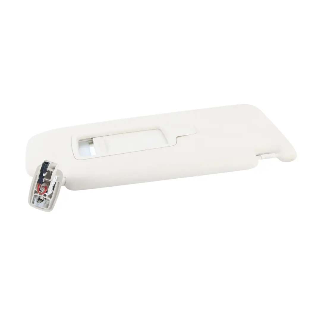 Sun Visor Cover Panel Front Right O/S Elfenbeinweiss Ivory to BMW U06 U11 with Part number 9874240 BMW U06 U11 Sun Visor Cover Panel Front Right O/S Elfenbeinweiss Ivory - SKU 9874240 - Part number 9874240