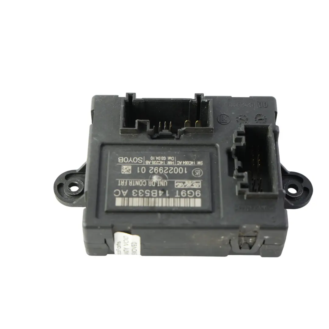 Ford Mondeo MK4 Modulo Controllo Porta Anteriore Lato Guida - SKU 9G9T-14B533-AC - Numero di parte 9G9T-14B533-AC
