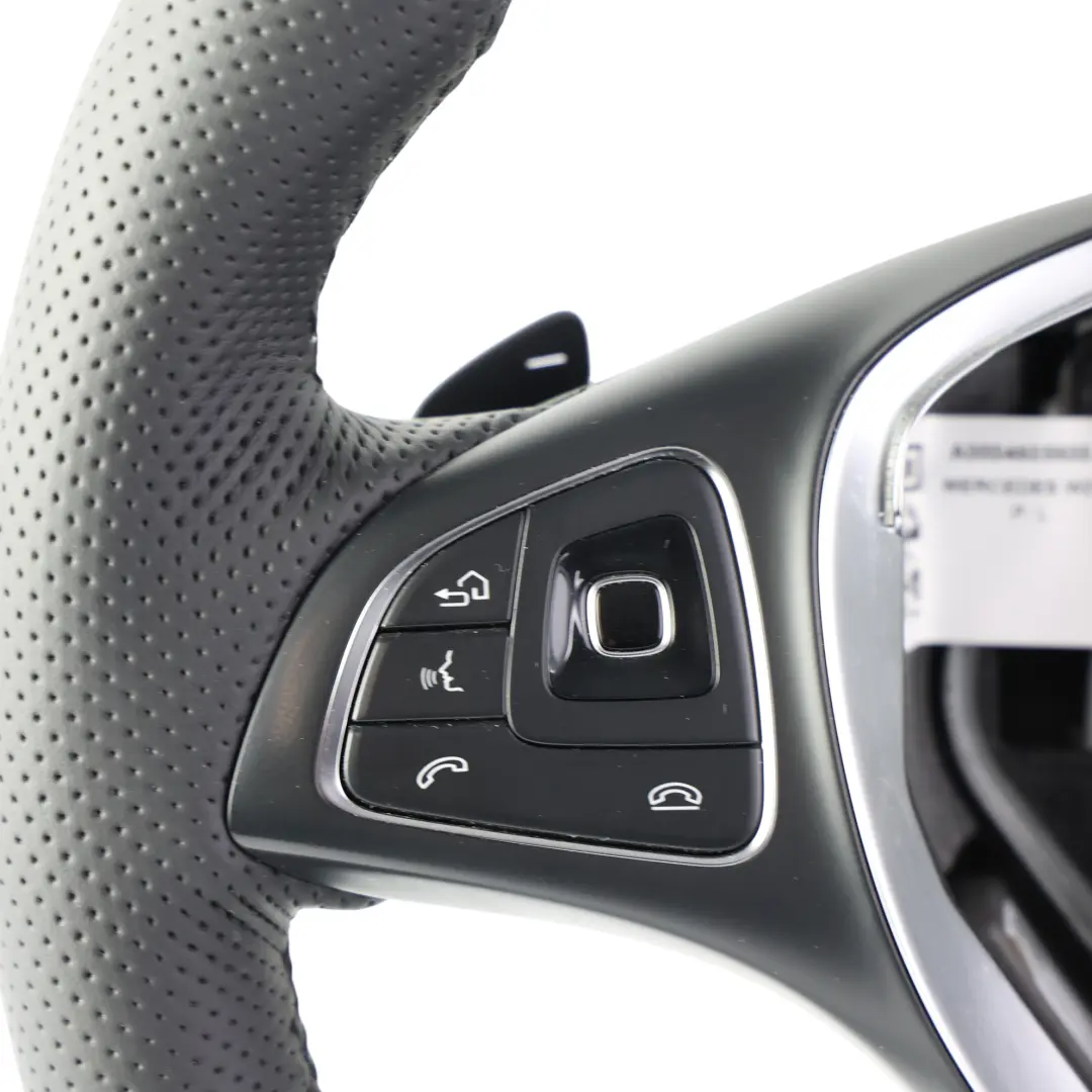 Mercedes W213 NUOVO volante sportivo in pelle nera multifunzione - SKU A0004605600-1 - Numero di parte A0004605600