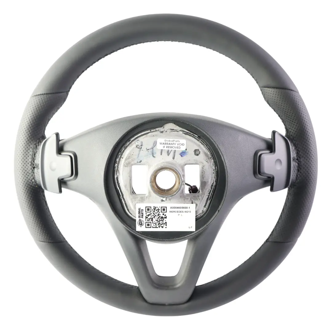 Mercedes W213 NUEVO volante deportivo de cuero negro multifunción - SKU A0004605600-1 - Número de pieza A0004605600