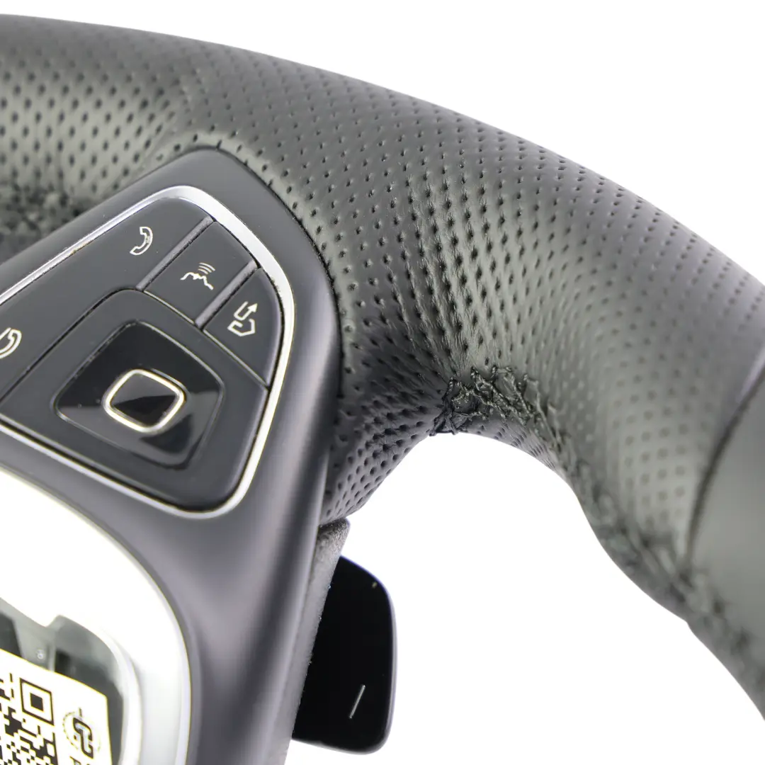 Mercedes W213 NUEVO Volante Deportivo de Cuero Negro Palanca Cambio - SKU A0004605600-2 - Número de pieza A0004605600