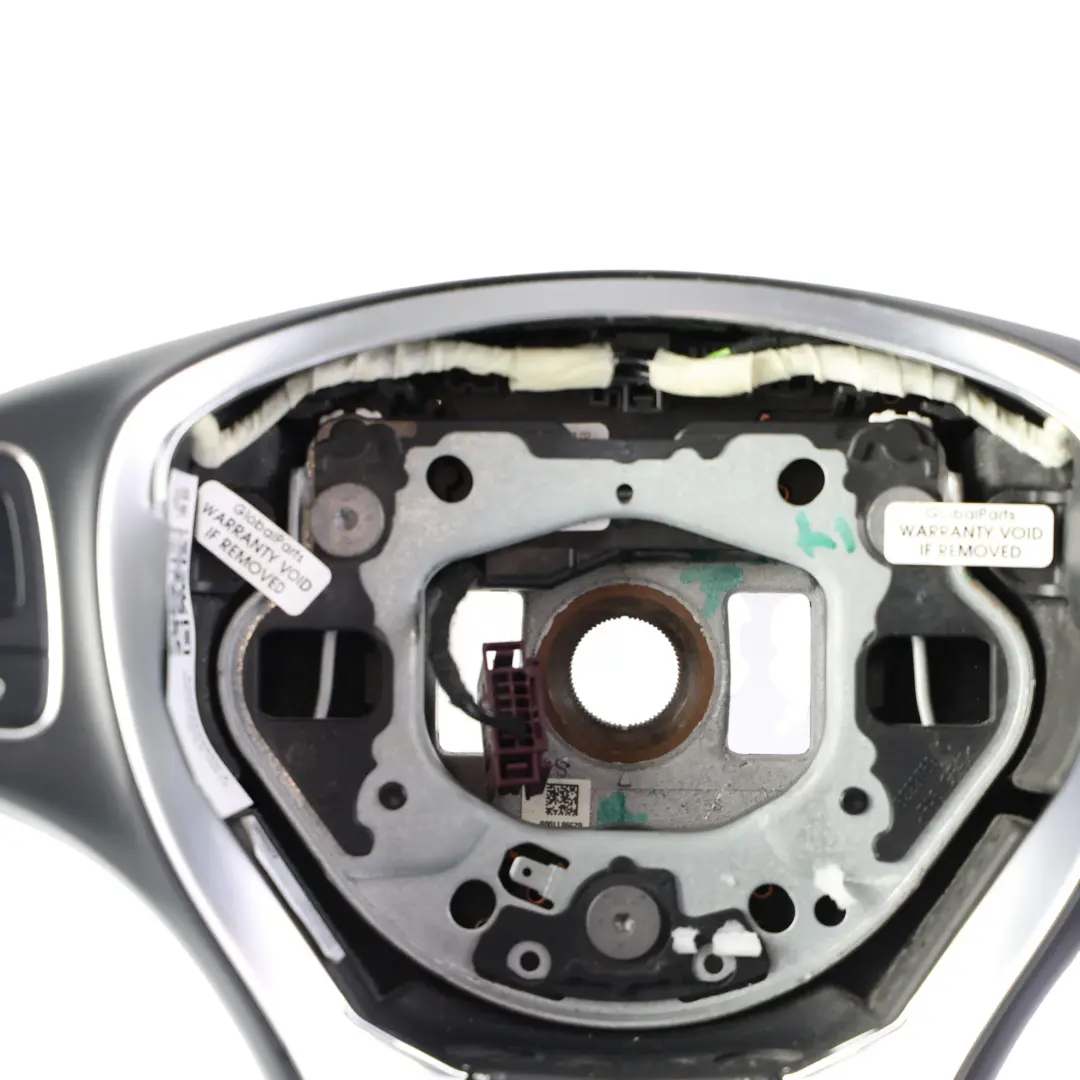 Mercedes W213 NUOVO Volante Sportivo in Pelle Nera Cambio al Volante - SKU A0004605600-2 - Numero di parte A0004605600