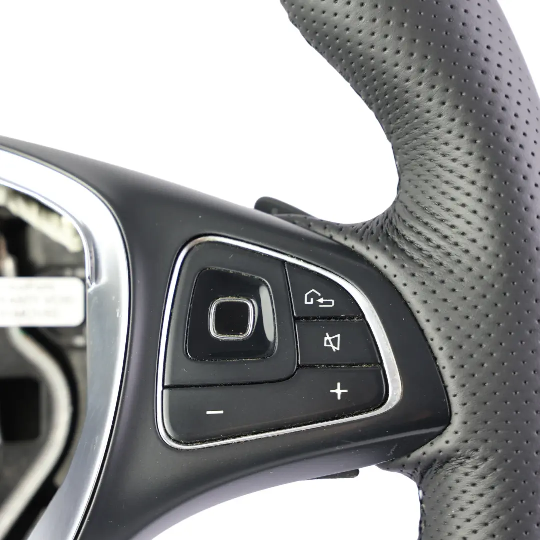 Mercedes W213 NEU Schwarzes Leder Sport Lenkrad Schaltwippen - SKU A0004605600-2 - Teilenummer A0004605600