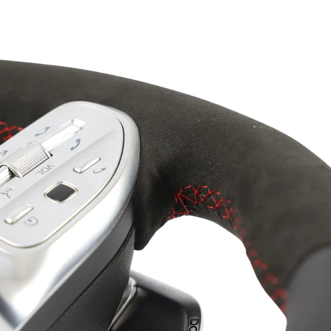 Mercedes W177 W213 AMG Lenkrad NEU Schwarz Leder Alcantara - SKU A0004608413-2 - Teilenummer A0004608413