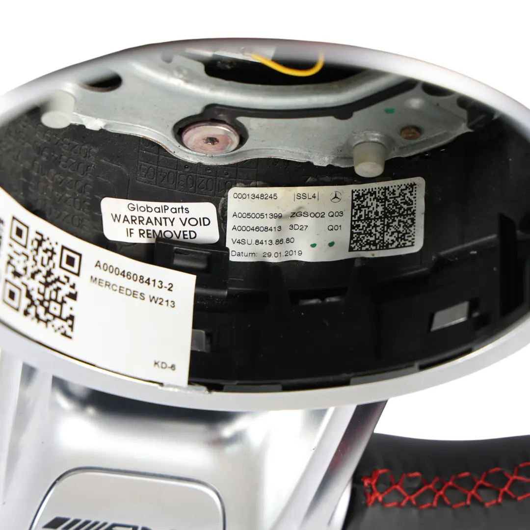 Kierownica NOWA Czarna Skóra Alcantara do Mercedes W177 W213 AMG o numerze A0004608413 Mercedes W177 W213 AMG Kierownica NOWA Czarna Skóra Alcantara - SKU A0004608413-2 - Numer Części A0004608413