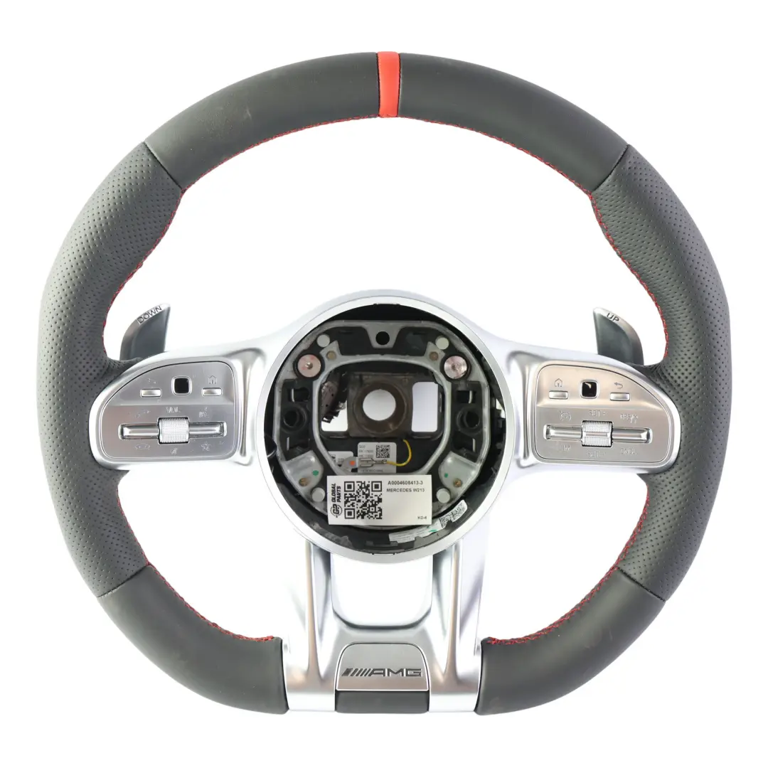 Mercedes W177 W213 AMG Lenkrad NEU Schwarz Leder Schaltwippen - SKU A0004608413-3 - Teilenummer A0004608413