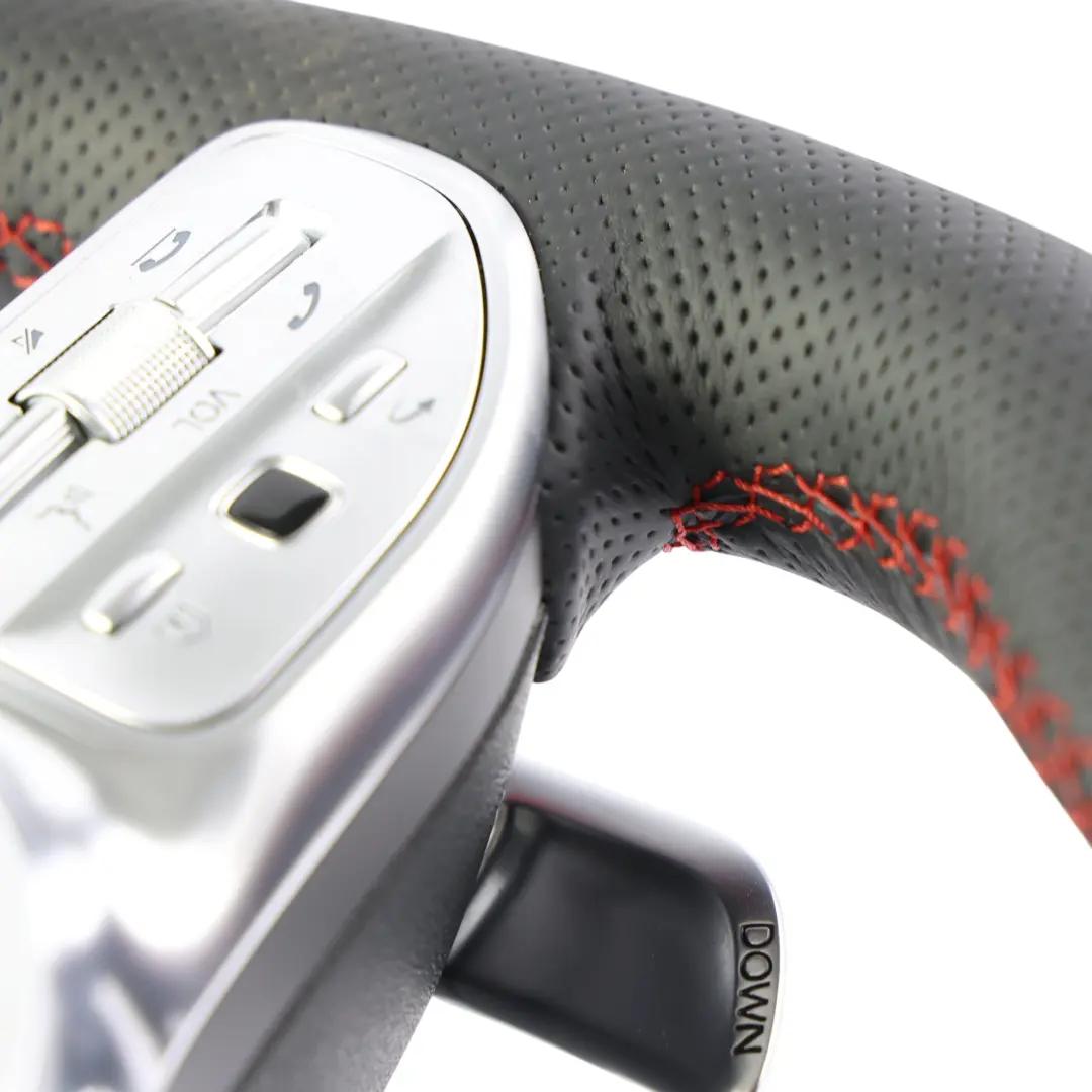 Mercedes W177 W213 AMG Steering Wheel NEW Black Leather Paddle Shift - SKU A0004608413-3 - Part number A0004608413
