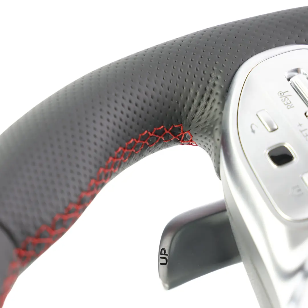 Steering Wheel NEW Black Leather Paddle Shift to Mercedes W177 W213 AMG with Part number A0004608413 Mercedes W177 W213 AMG Steering Wheel NEW Black Leather Paddle Shift - SKU A0004608413-3 - Part number A0004608413