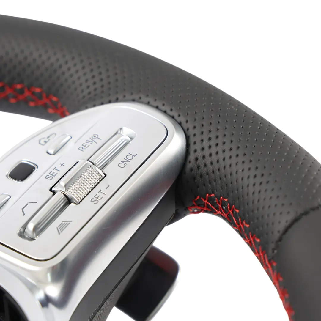 Mercedes W177 V177 AMG Steering Wheel NEW Black Leather Paddle Shift - SKU A0004609908-2 - Part number A0004609908