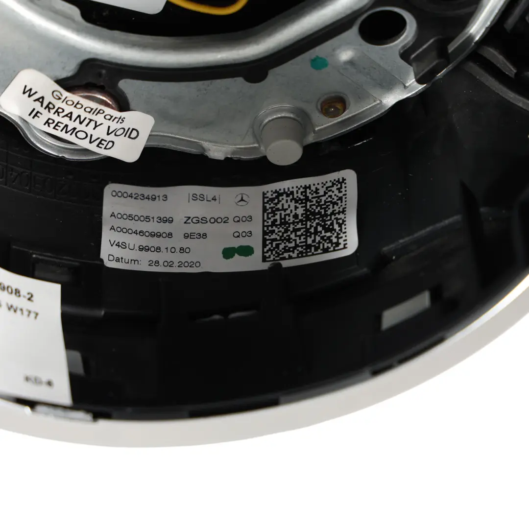 Mercedes W177 V177 AMG Lenkrad NEU Schwarz Leder Schaltwippen - SKU A0004609908-2 - Teilenummer A0004609908