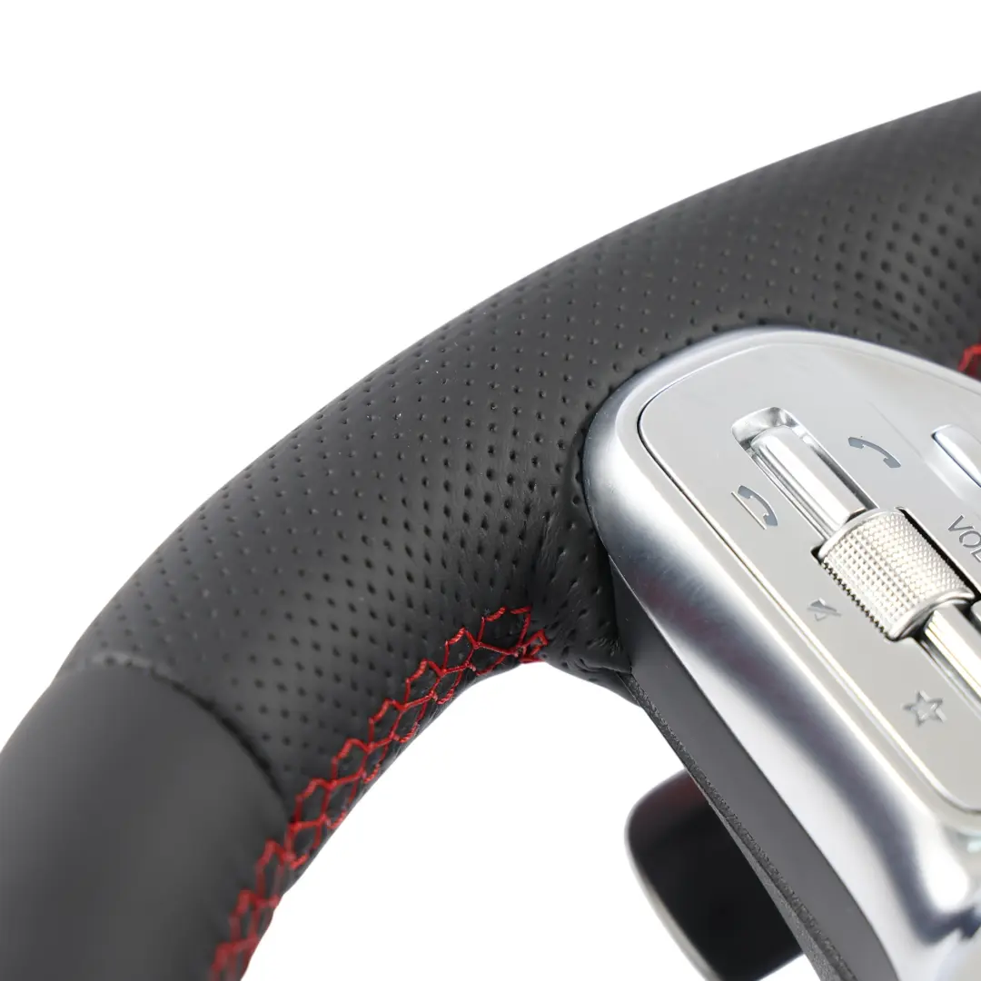 Mercedes W177 V177 AMG Steering Wheel NEW Black Leather Paddle Shift - SKU A0004609908-2 - Part number A0004609908