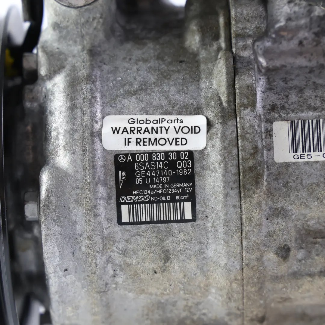 Sprężarka Kompresor Klimatyzacji M276 do Mercedes W205 C253 o numerze A0008303002 Mercedes W205 C253 Sprężarka Kompresor Klimatyzacji M276 - SKU A0008303002 - Numer Części A0008303002