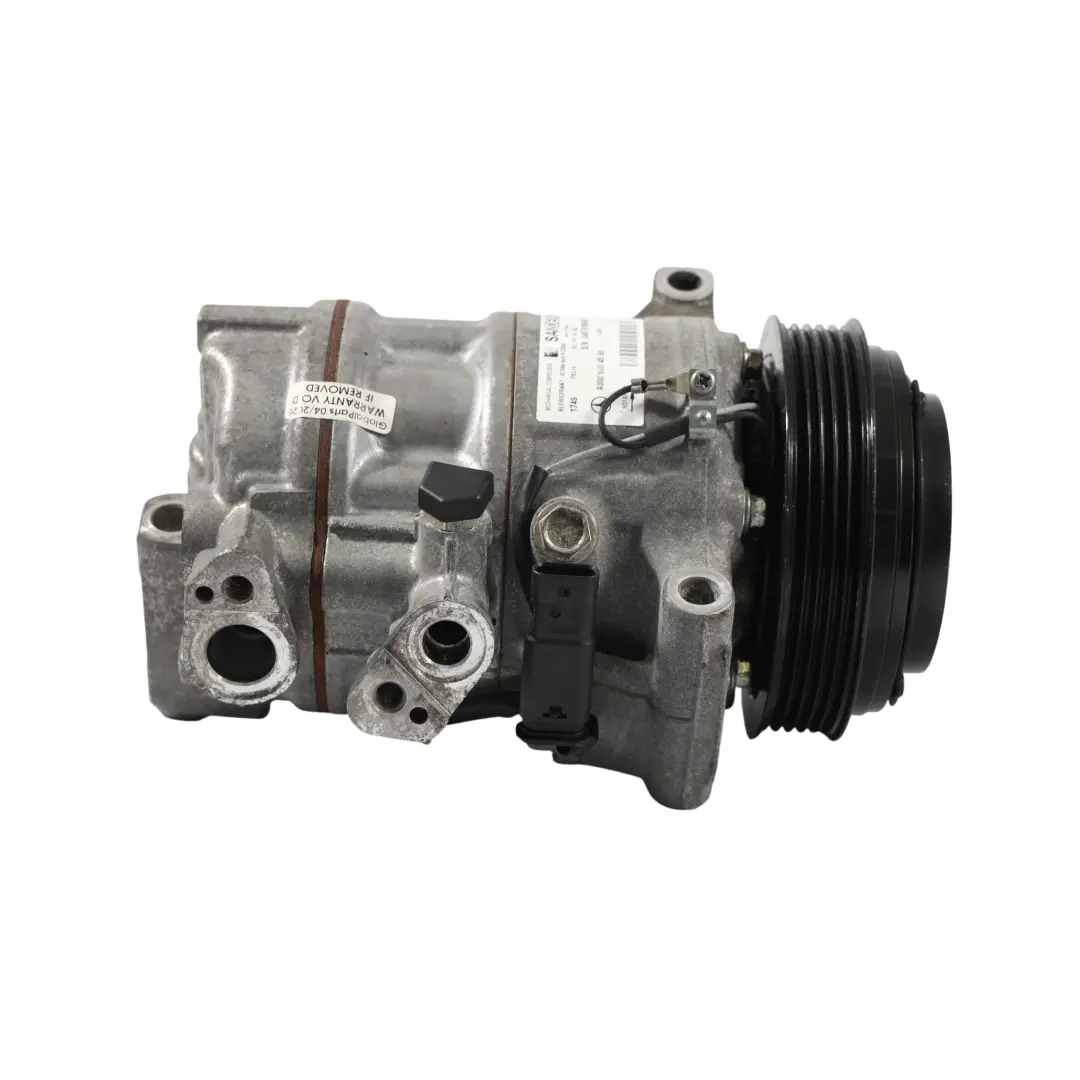 Conditioning Compressor Mercedes W205 W447 OM654 A/C Pump to Air with Part number A0008304500 Air Conditioning Compressor Mercedes W205 W447 OM654 A/C Pump - SKU A0008304500 - Part number A0008304500