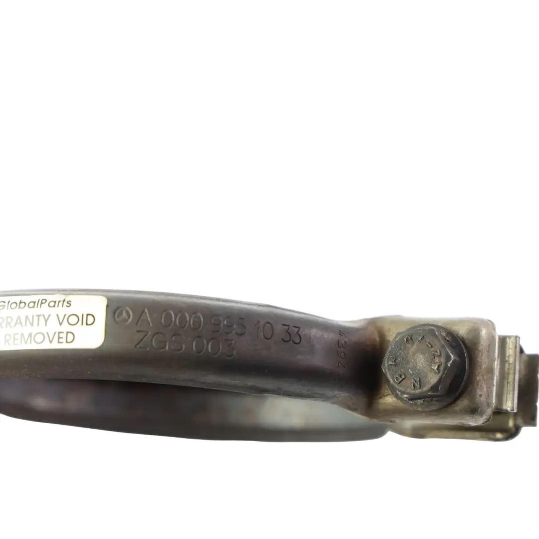 Mercedes W204 Abrazadera Soporte Conector Tubo Escape M274 Gasolina - SKU A0009951033 - Número de pieza A0009951033
