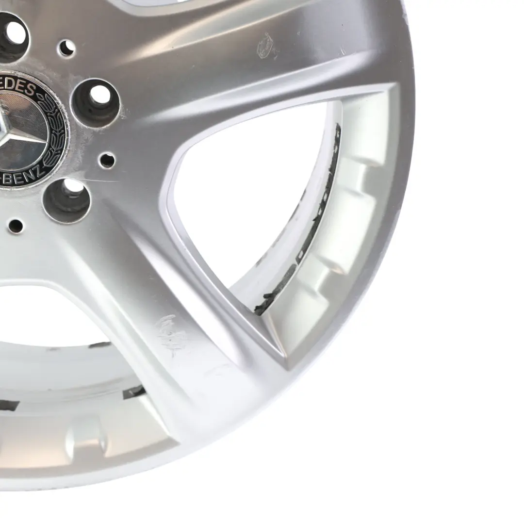 Mercedes W164 Wheel Rim Alloy 5 Spoke 19" 8J ET:60 Silver - SKU A1644011202-2 - Part number A1644011202