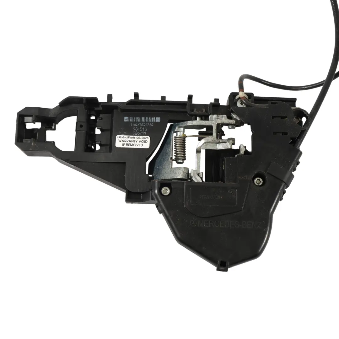 Mécanisme Serrure Verrou Porte Avant Droit pour Mercedes ML W164 à propos du numéro de pièce A1647602234 Mercedes ML W164 Mécanisme Serrure Verrou Porte Avant Droit - SKU A1647602234-1 - Numéro de pièce A1647602234