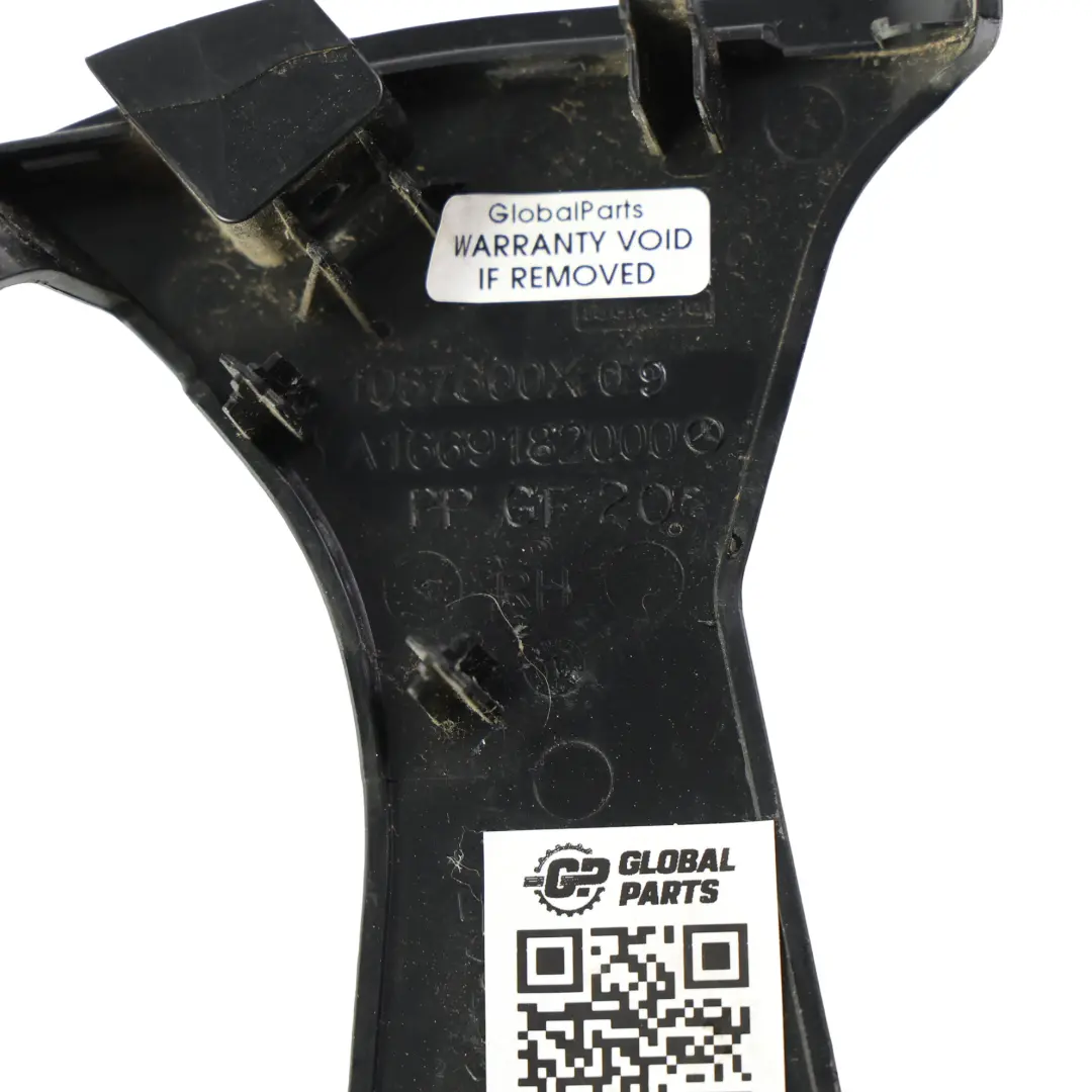 Mercedes W166 Front Seat Inside Trim Panel Cover Right O/S - SKU A1669182000 - Part number A1669182000