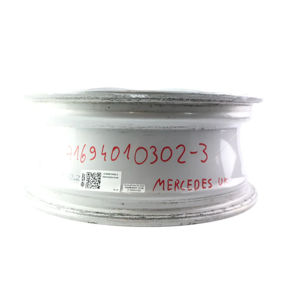 Alloy Wheel Rim 16" 6J ET:46 to Mercedes W169 W245 with Part number A1694010302 Mercedes W169 W245 Alloy Wheel Rim 16" 6J ET:46 - SKU A1694010302-3 - Part number A1694010302