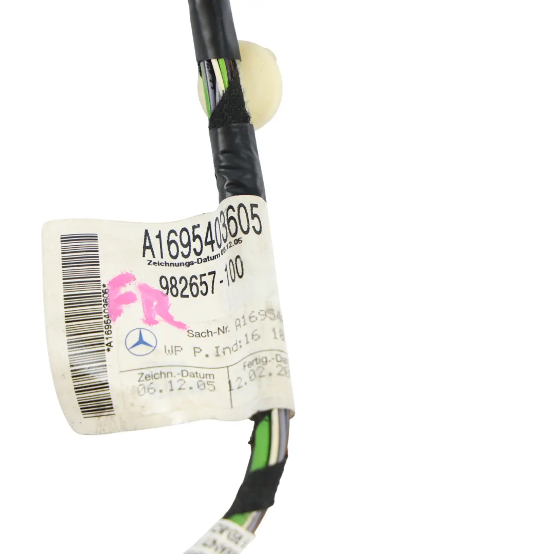 Mercedes W169 W245 Cablaggio Porta Anteriore Destro - SKU A1695403605 - Numero di parte A1695403605