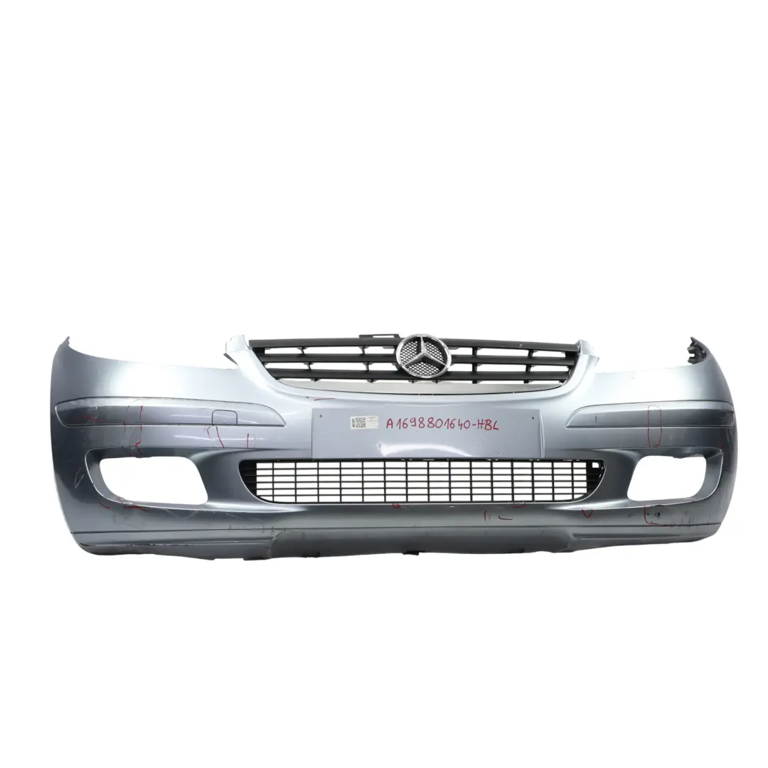 Mercedes W169 Front Bumper Trim Panel Covering Horizon Blue Metallic - 391 - SKU A1698801640-HBL - Part number A1698801640