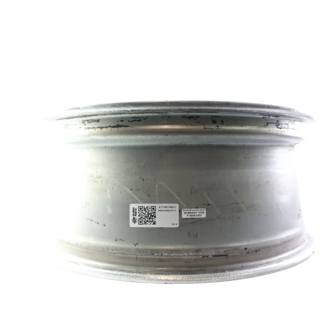 Front Silver Alloy Wheel Rim 18" 7,5J ET:37 to Mercedes R171 C209 AMG with Part number A1714011602 Mercedes R171 C209 AMG Front Silver Alloy Wheel Rim 18" 7,5J ET:37 - SKU A1714011602-2 - Part number A1714011602
