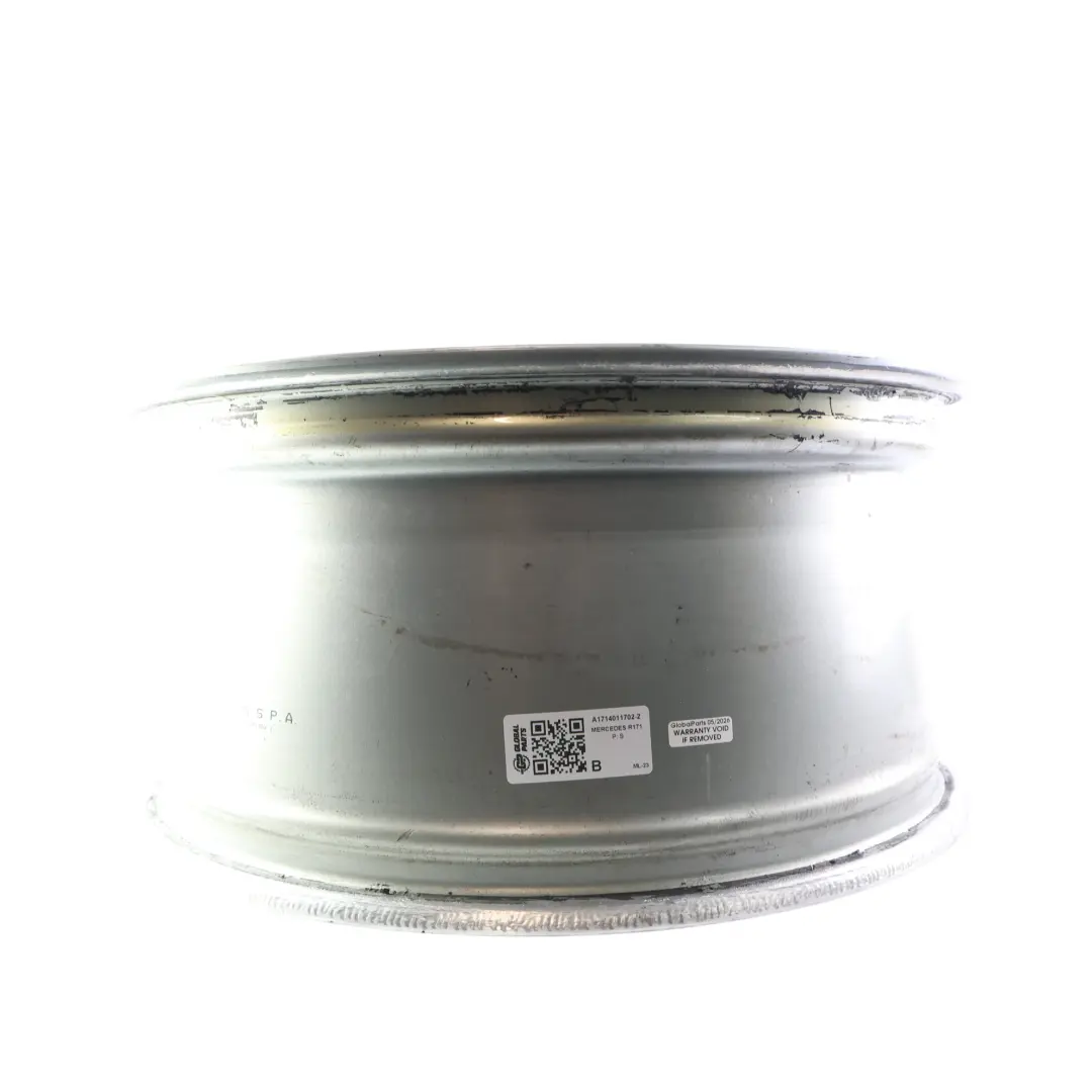 Mercedes R171 C209 AMG Rear Silver Alloy Wheel Rim 18" 8,5J ET:30 - SKU A1714011702-2 - Part number A1714011702
