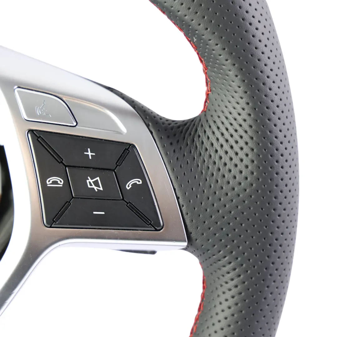 NUEVO Cuero Negro Palanca de Cambio Hilos Rojos para Mercedes SLK R172 Volante con número de pieza A1724600003 Mercedes SLK R172 Volante NUEVO Cuero Negro Palanca de Cambio Hilos Rojos - SKU A1724600003-1 - Número de pieza A1724600003