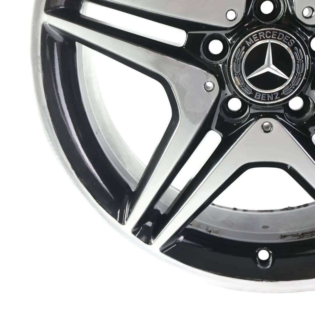 Alloy Rim 18" 5 Double Spoke ET:52 7.5J to Mercedes W176 W246 AMG Wheel with Part number A1764010302 Mercedes W176 W246 AMG Wheel Alloy Rim 18" 5 Double Spoke ET:52 7.5J - SKU A1764010302-1 - Part number A1764010302