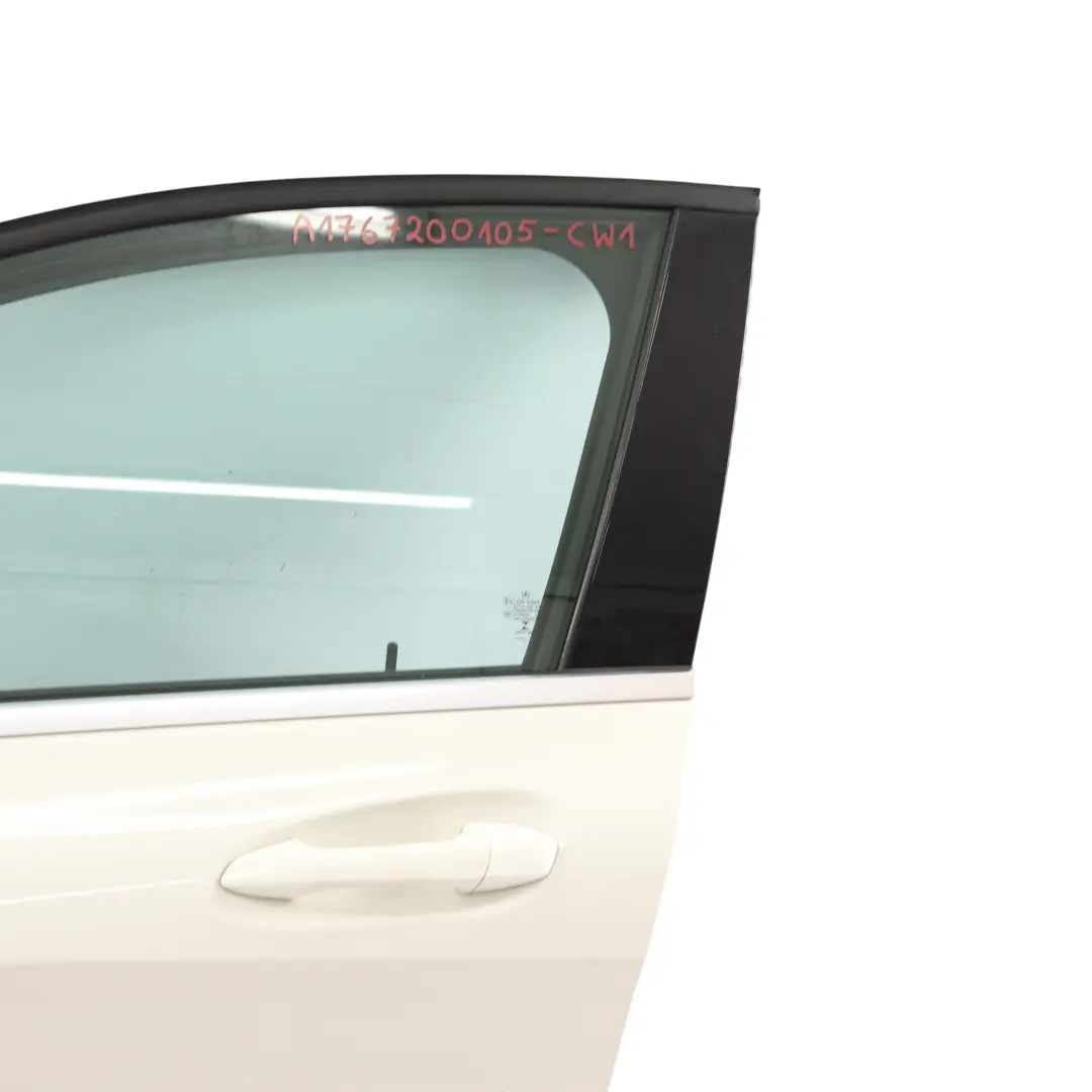 Porta Anteriore Sinistra Calcite White Bianco - 650 per Mercedes W176 con numero di parte A1767200105 Mercedes W176 Porta Anteriore Sinistra Calcite White Bianco - 650 - SKU A1767200105-CW1 - Numero di parte A1767200105