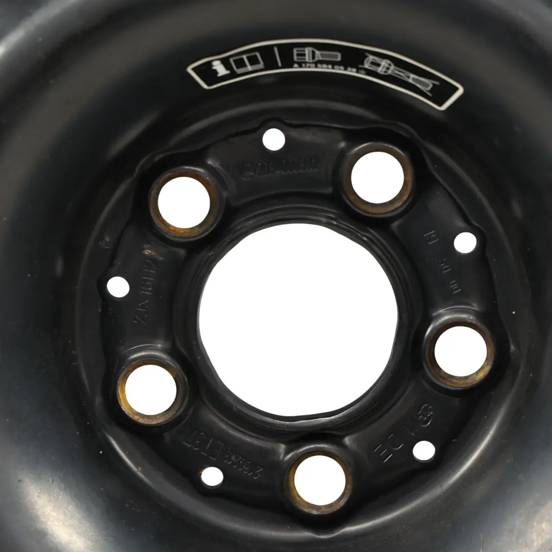 Mercedes W202 W203 CLK W208 Compact Cerchio Lega Scorta 16" 7J ET:37 - SKU A2034000302 - Numero di parte A2034000302