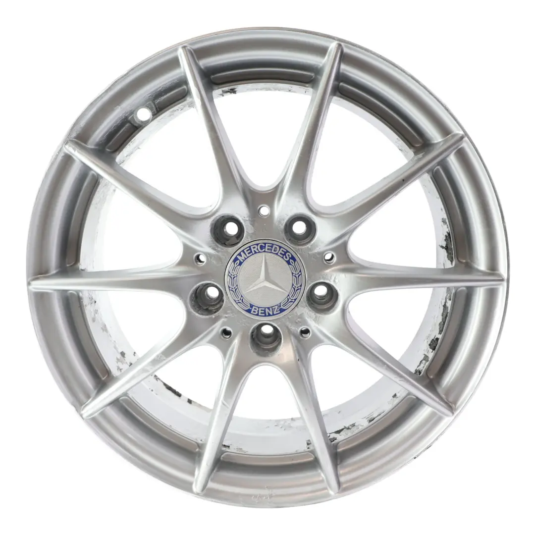 Mercedes CL203 Jante Alliage 16" 10-Branches 6J ET:22 - SKU A2034016102-1 - Numéro de pièce A2034016102