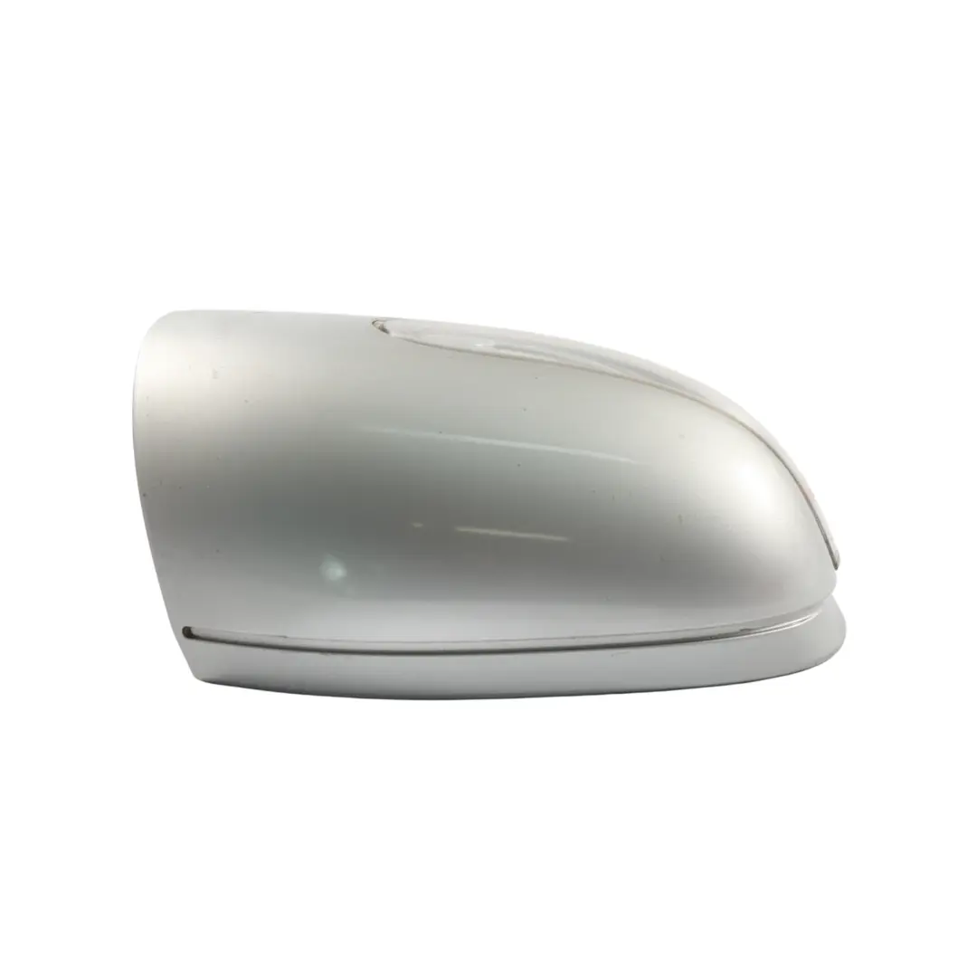 Wing Mirror Cover Housing Cap Right O/S Brilliant Silver - 9744 to Mercedes W203 with Part number A2038110460 Mercedes W203 Wing Mirror Cover Housing Cap Right O/S Brilliant Silver - 9744 - SKU A2038110460-BRS - Part number A2038110460