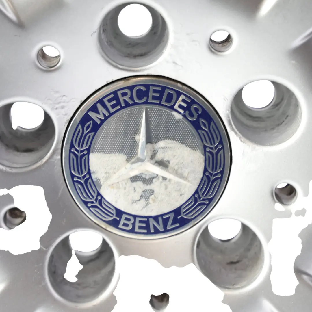 Mercedes W204 Cerchio Lega Argento 16" 7J ET:43 12 Fori - SKU A2044010602-1 - Numero di parte A2044010602