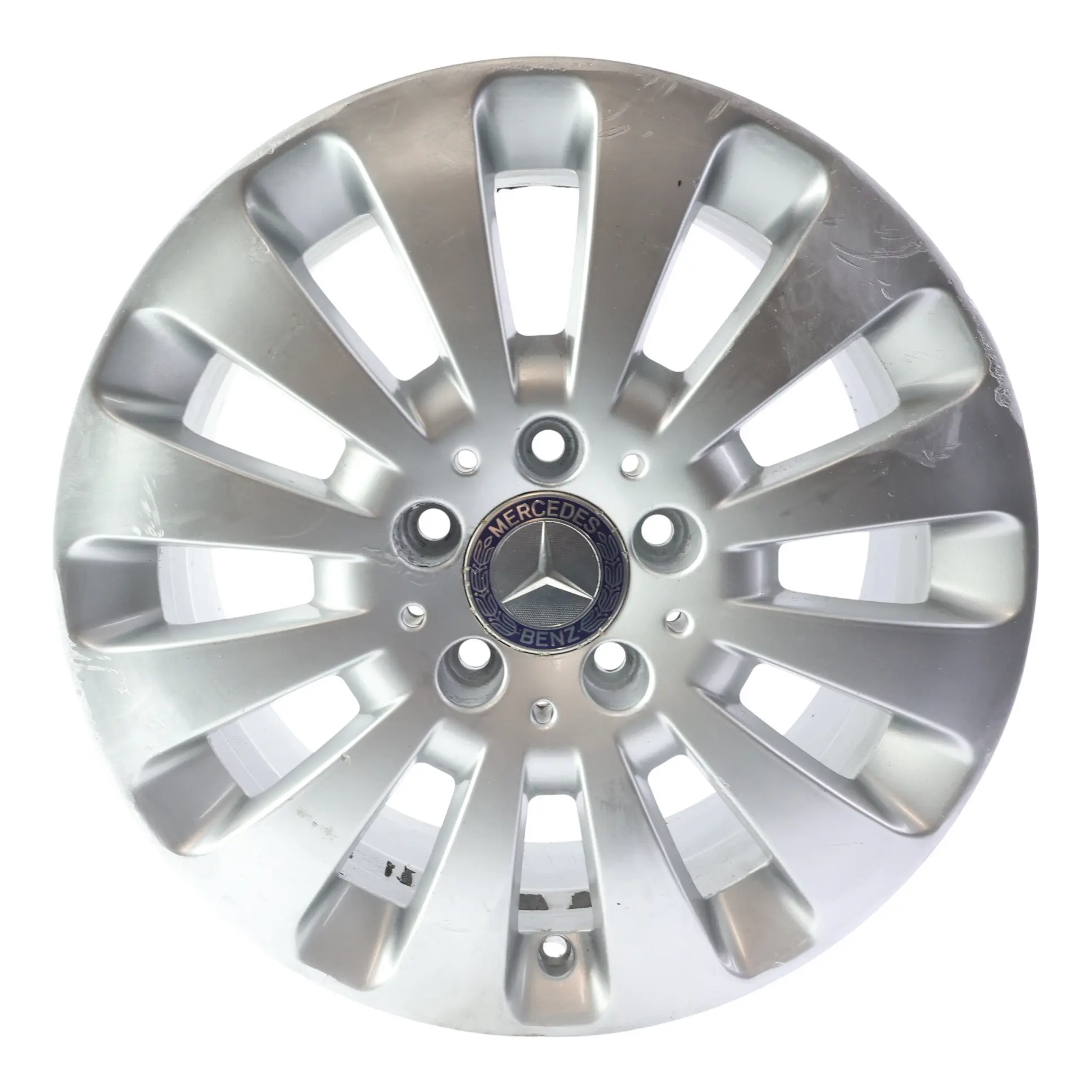 Mercedes W204 Silberne Leicht metall felge Scheibe 16" 7J ET:43 A2044010602