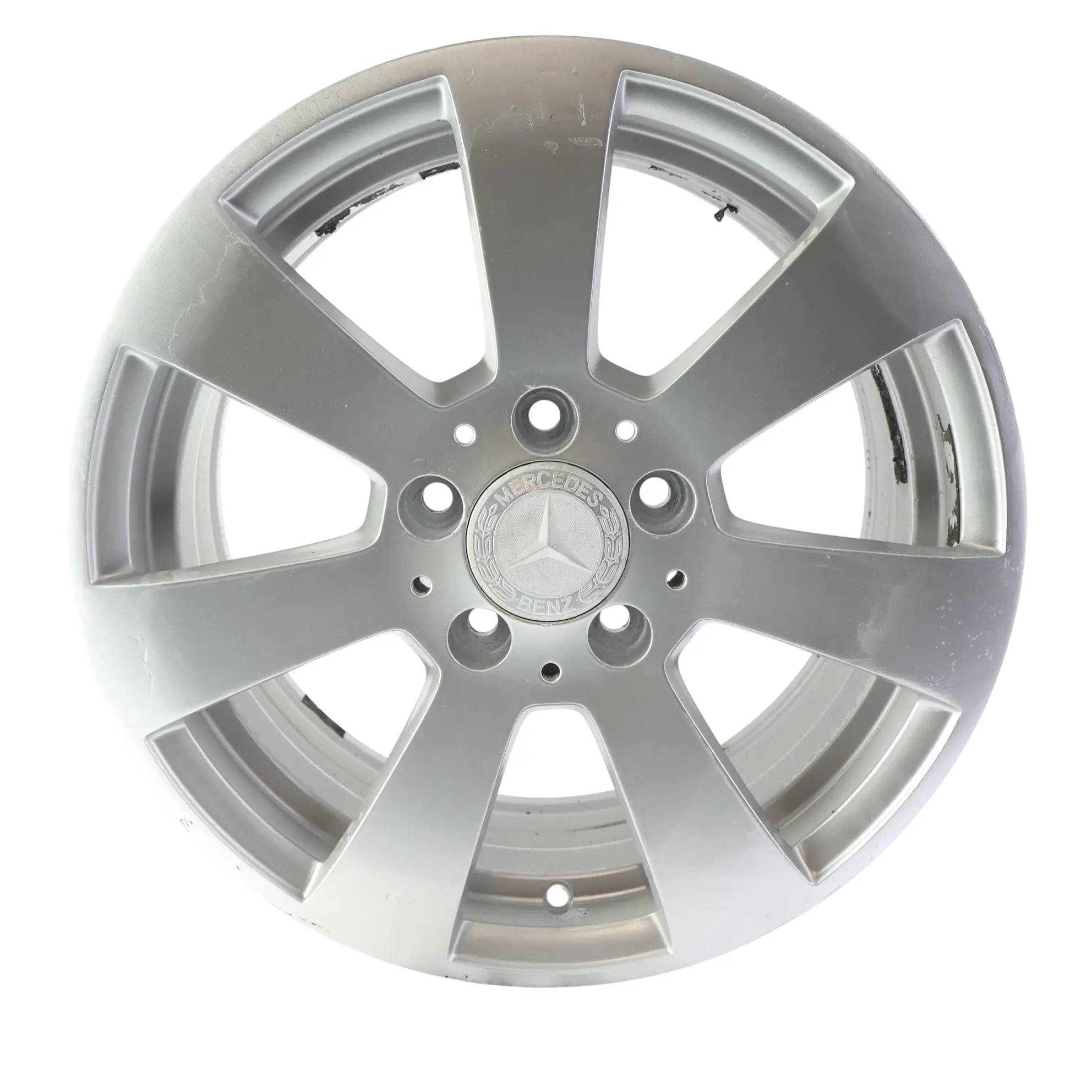 Mercedes W204 Metall Felge Silber 7-Loch Leicht 16" ET:43 7J A2044011102