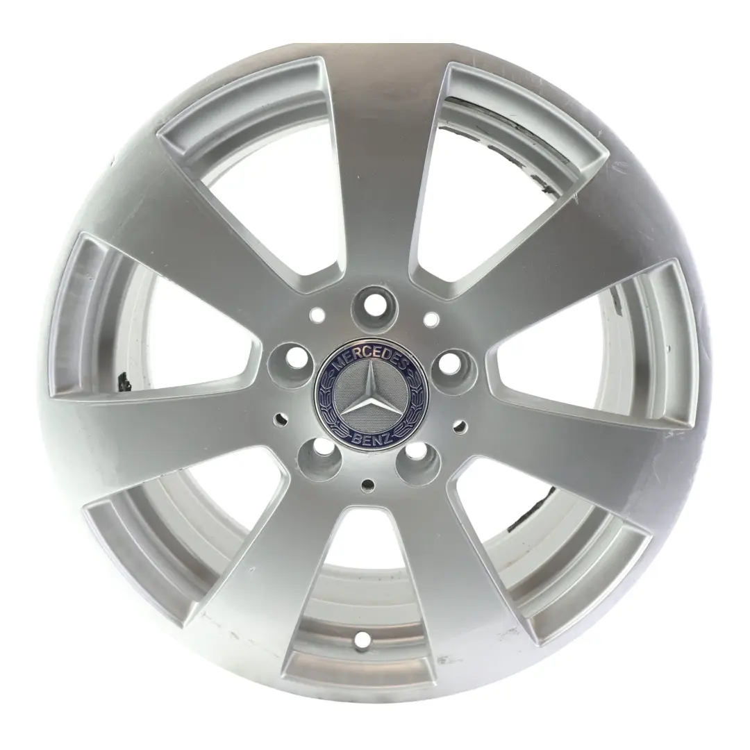 Mercedes W204 Felga Aluminiowa Srebrna 16" 7J ET:43 - SKU A2044011102-2 - Numer Części A2044011102