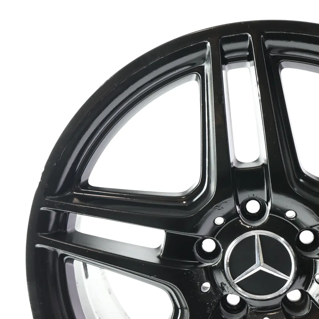 Mercedes W204 AMG Black 5-Double Spoke Wheel Alloy Rim 18" ET:50 8J - SKU A2044014102-1 - Part number A2044014102