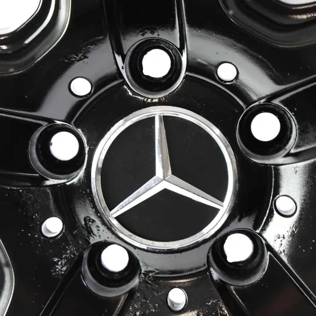 Llanta aleación AMG Negra 5 Radios Dobles 18" ET:50 8J para Mercedes W204 con número de pieza A2044014102 Mercedes W204 Llanta aleación AMG Negra 5 Radios Dobles 18" ET:50 8J - SKU A2044014102-1 - Número de pieza A2044014102