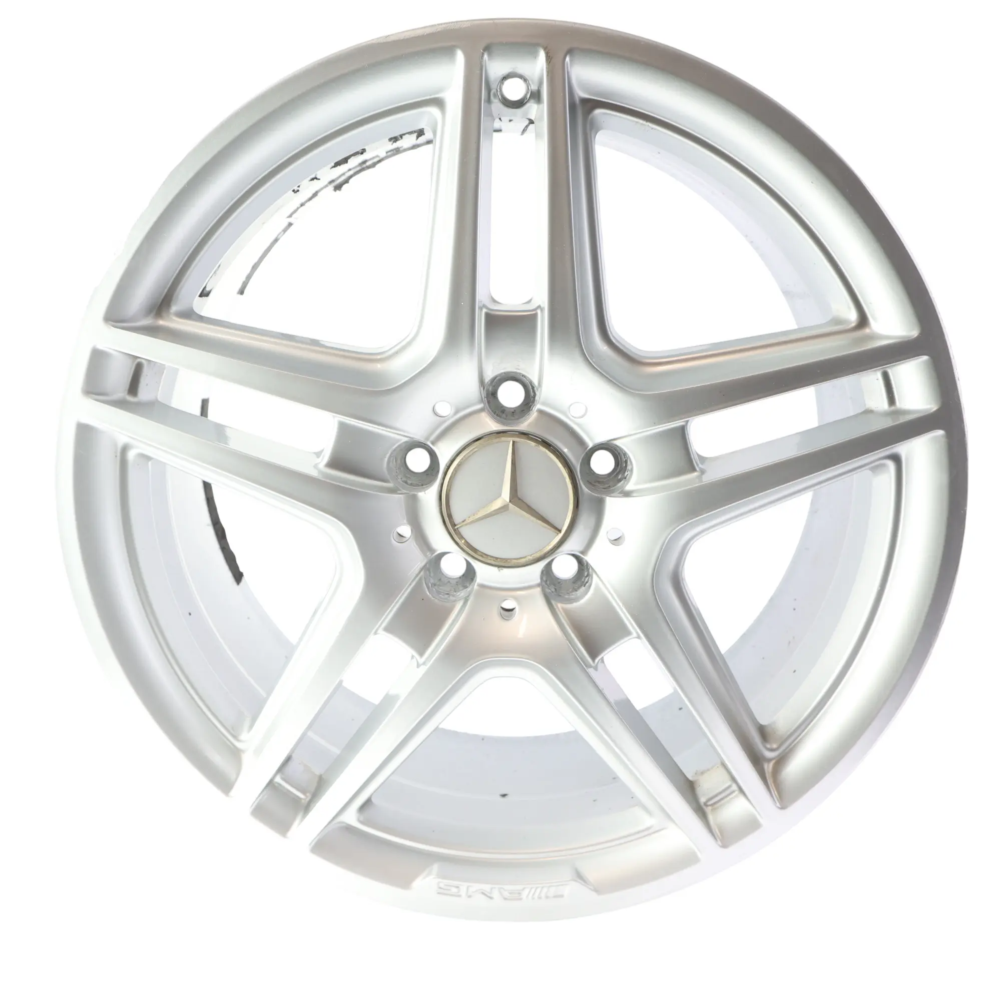 Mercedes W204 AMG Vorderseite Silber Felge 18" ET:50 8J A2044014102