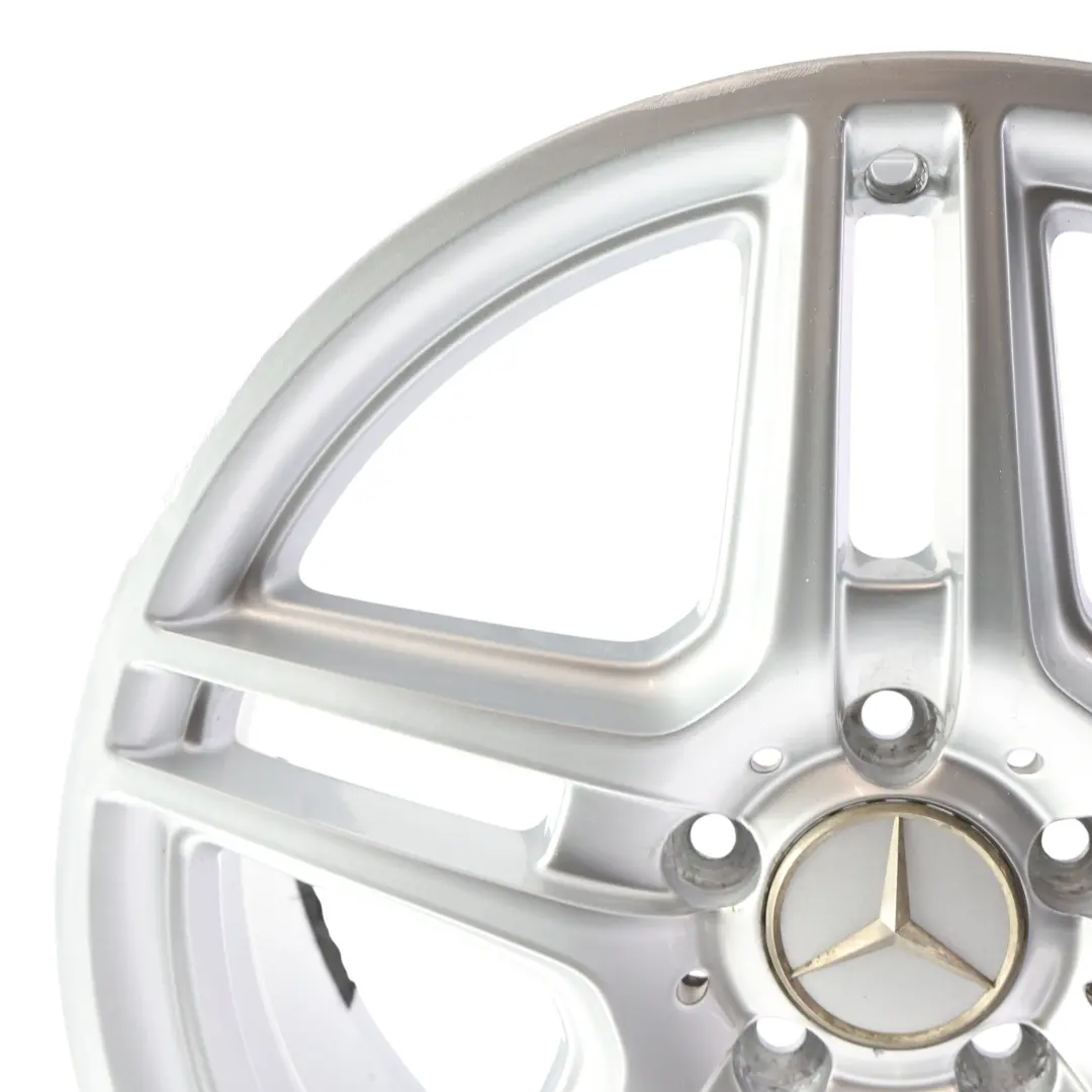 Mercedes W204 AMG Llanta Delantera De Aleación Plateada 18" ET:50 8J - SKU A2044014102-3 - Número de pieza A2044014102