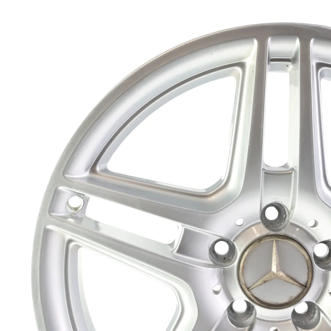  Llanta de aleación plateada trasera Mercedes W204 AMG 18" 8,5J ET:54 - SKU A2044014202-1 - Número de pieza A2044014202
