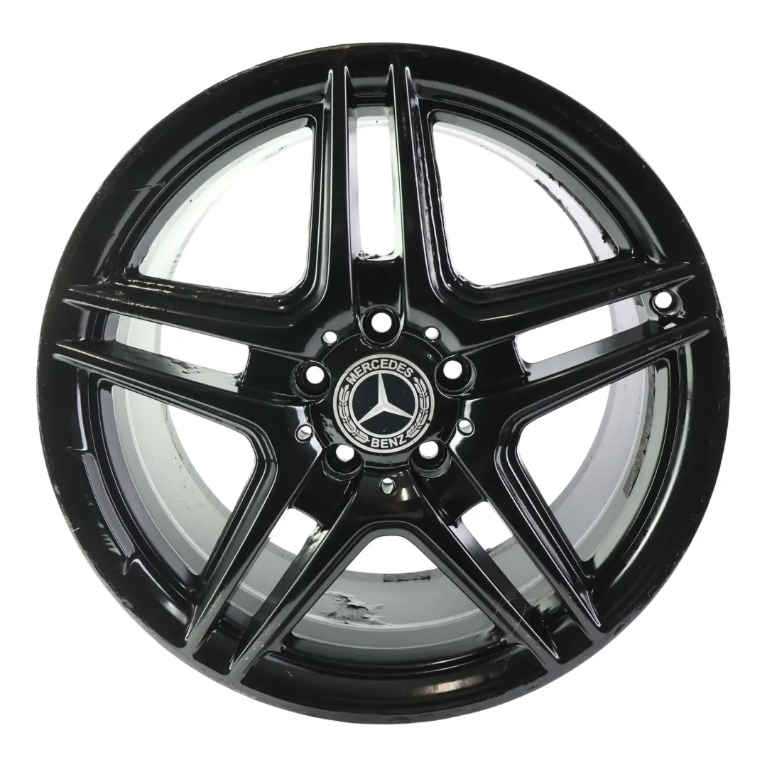 Mercedes W204 AMG Czarna Felga Aluminiowa 18" 8,5J ET:54 - SKU A2044014202-5 - Numer Części A2044014202