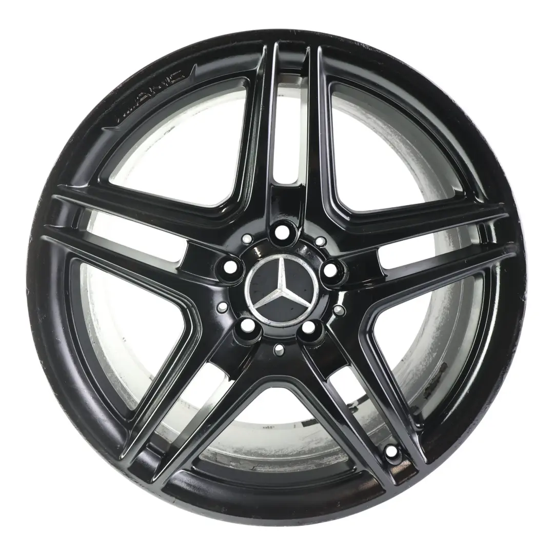 Alloy Wheel Rim 18" 8,5J ET:54 to Mercedes W204 AMG Rear Black with Part number A2044014202 Mercedes W204 AMG Rear Black Alloy Wheel Rim 18" 8,5J ET:54 - SKU A2044014202-6 - Part number A2044014202