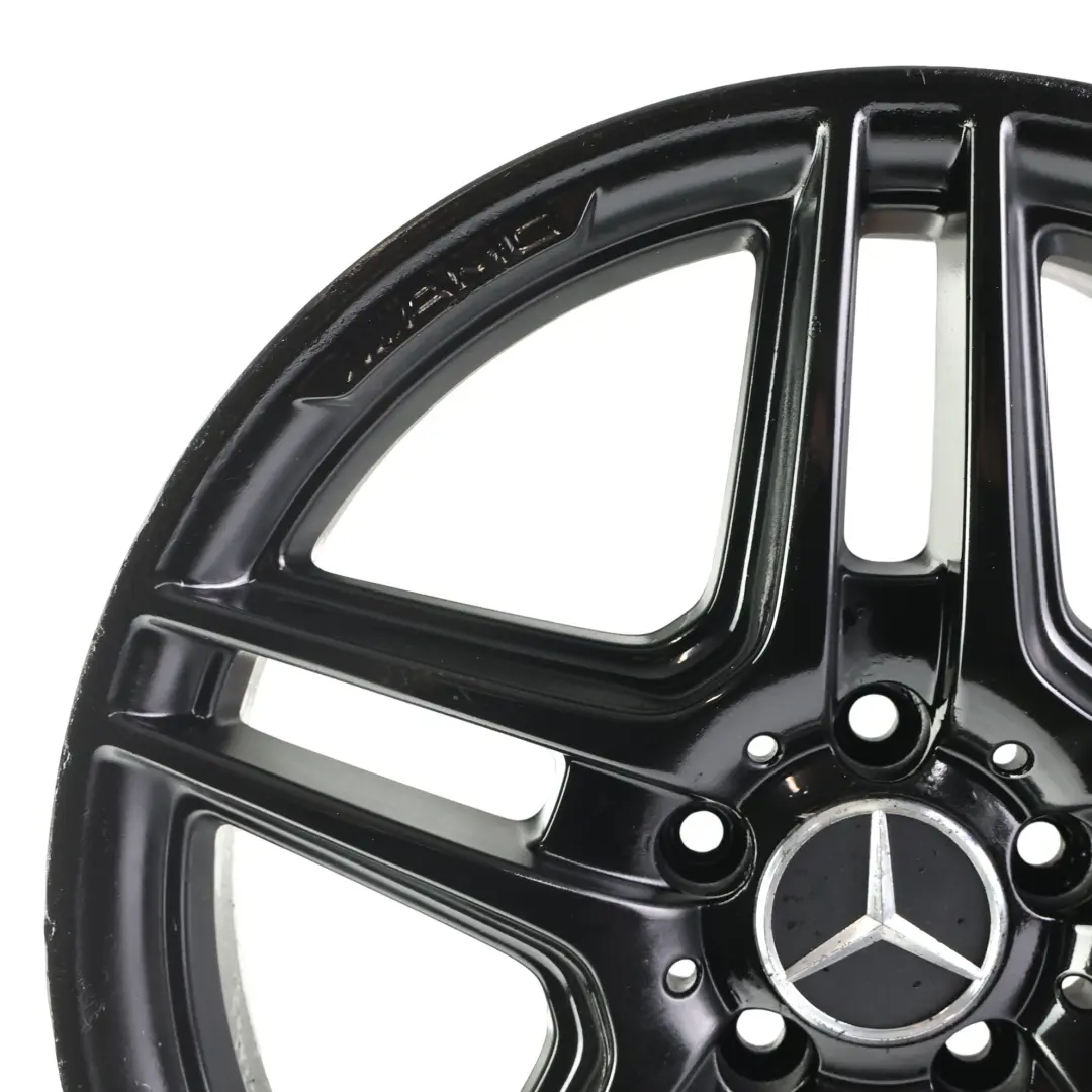 Mercedes W204 AMG Rear Black Alloy Wheel Rim 18" 8,5J ET:54 - SKU A2044014202-6 - Part number A2044014202