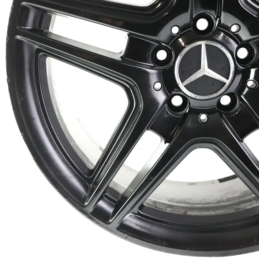 Mercedes W204 AMG Rear Black Alloy Wheel Rim 18" 8,5J ET:54 - SKU A2044014202-6 - Part number A2044014202