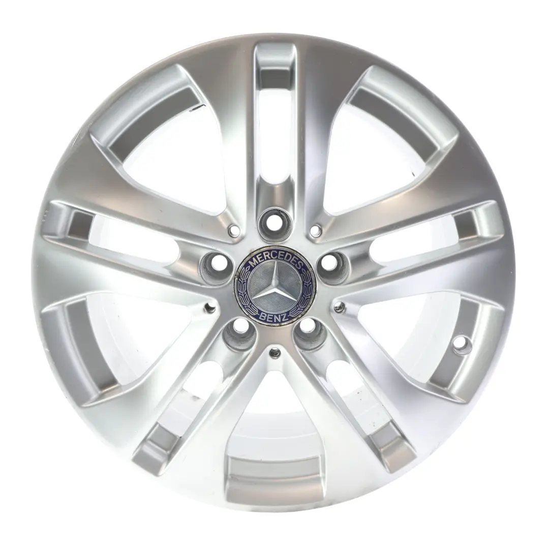 Mercedes W204 Alloy Wheel Rim 16" ET:43 7J 5 Double Spoke - SKU A2044017202-1 - Part number A2044017202