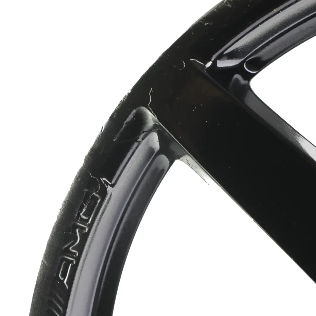 Mercedes W204 Jante alliage noir à 7 branches à l'avant 18" 8J ET:50 - SKU A2044019802-5 - Numéro de pièce A2044019802