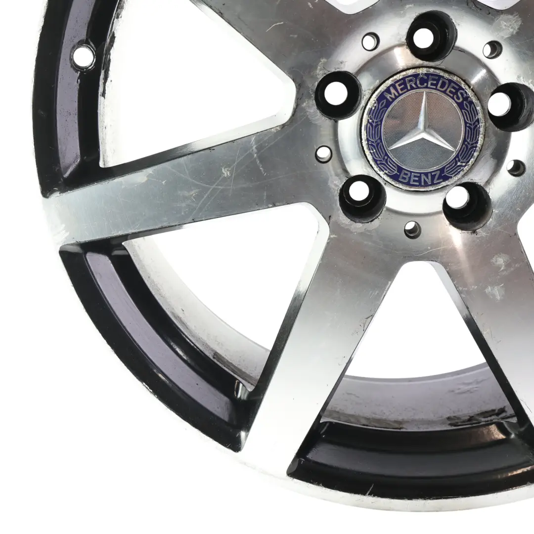 Mercedes W204 Llanta Aleación AMG 7 Radios Delantera 18" 8J ET:50 - SKU A2044019802-8 - Número de pieza A2044019802