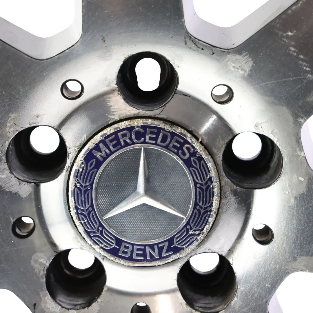 Mercedes W204 Llanta Aleación AMG 7 Radios Delantera 18" 8J ET:50 - SKU A2044019802-8 - Número de pieza A2044019802